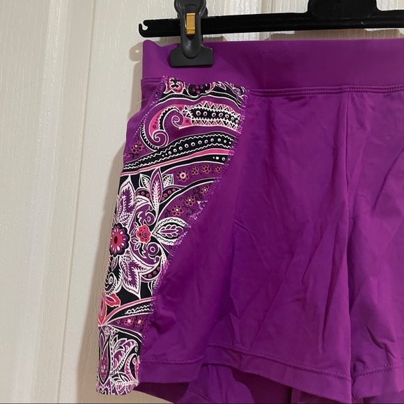 ATHLETA Workout run hike swim shorts purple Size XS extra small summer - Picture 3 of 6